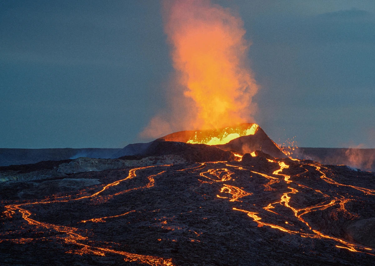 Vulkanausbruch am Fagradallsfjall
