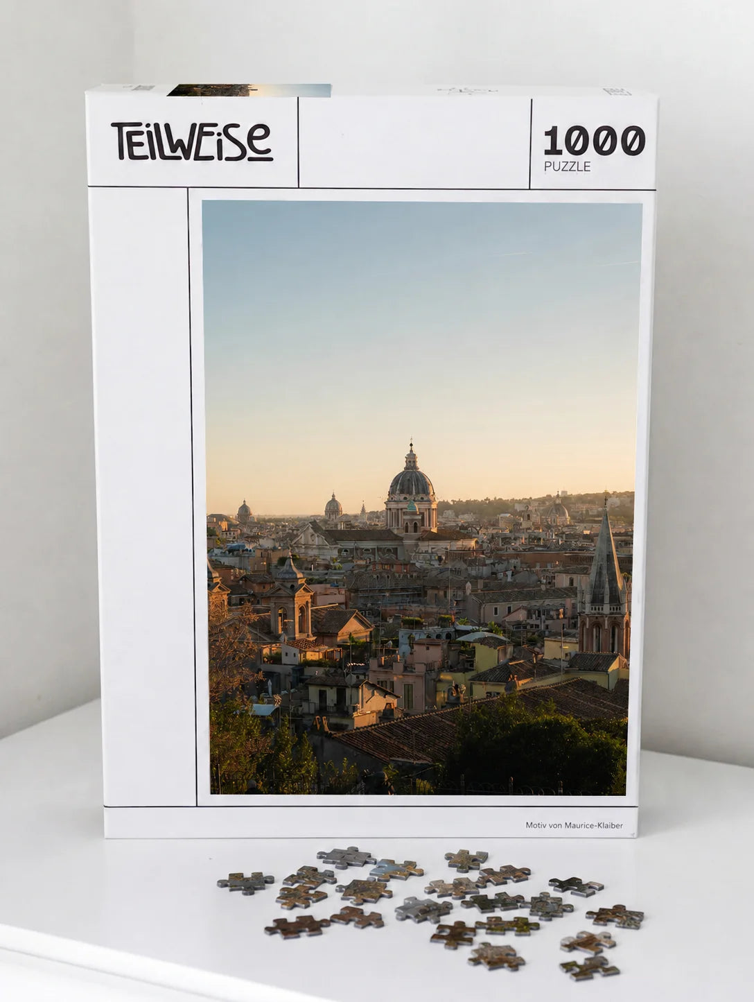 Skyline von Rom im Abendlicht