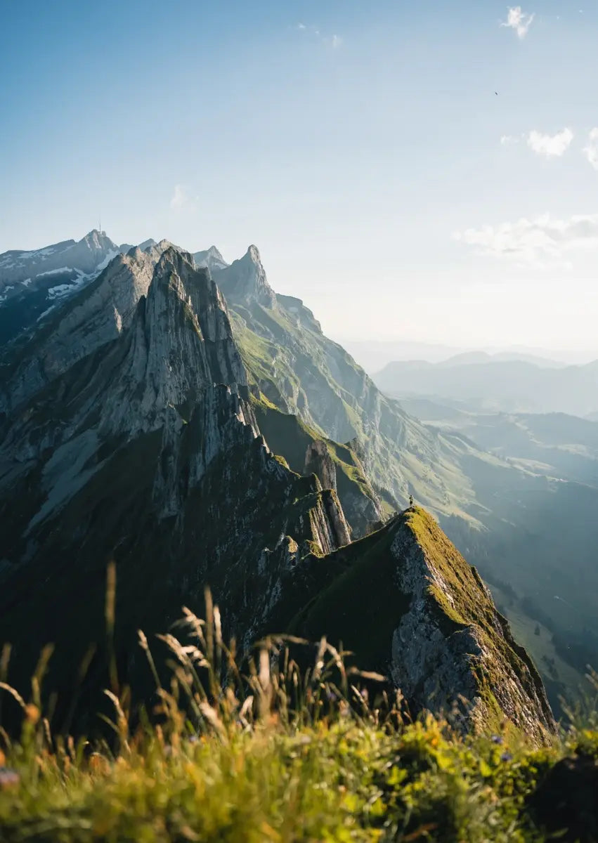 Alpenpanorama in der Schweiz
